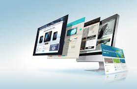 Computer screens about Search Engine Optimisation and Business Website Design