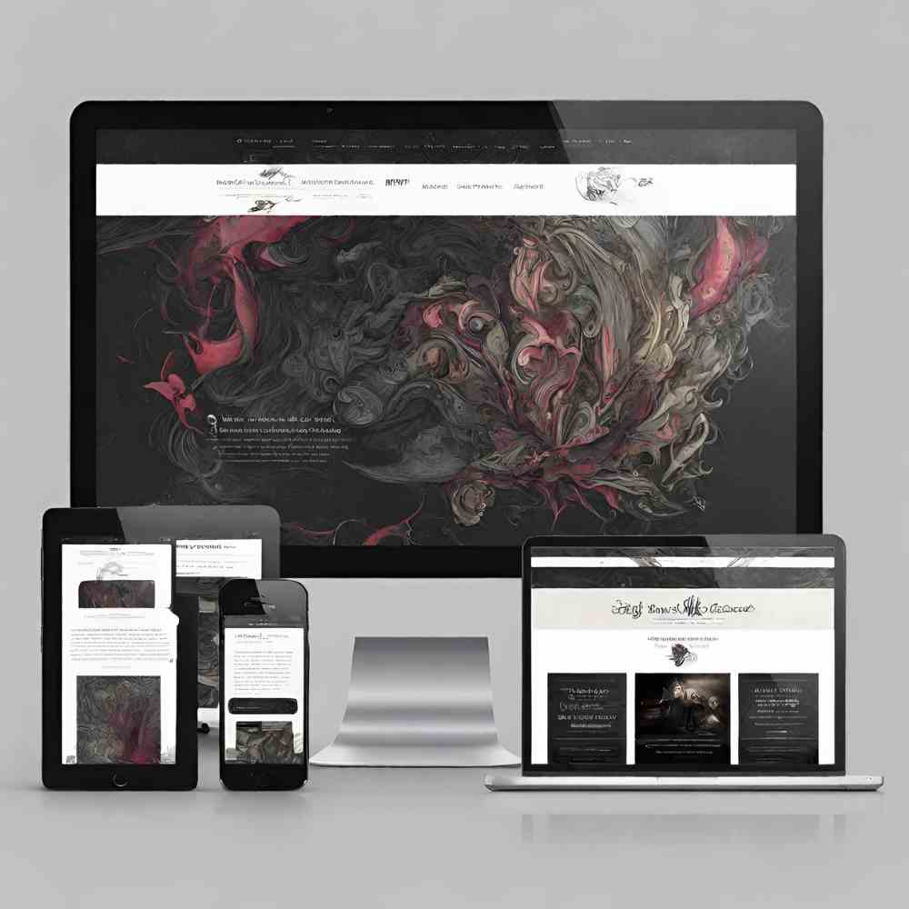 artistically edgy website design