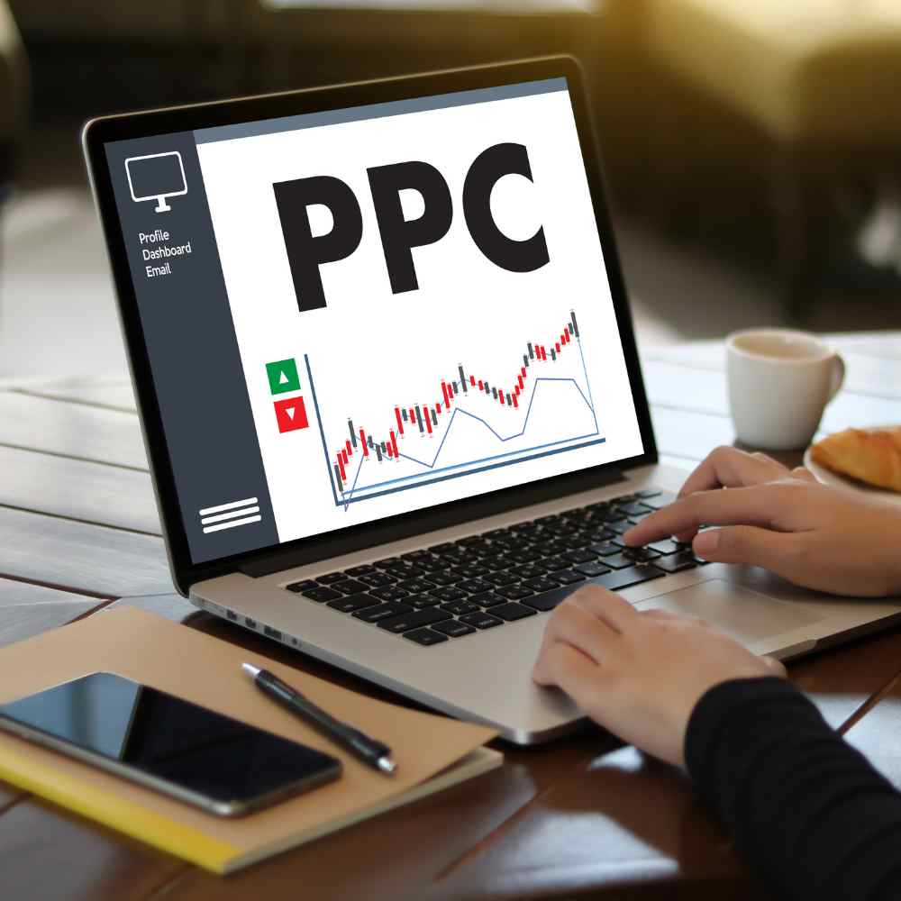 PPC ad performance dashboard tracking key metrics