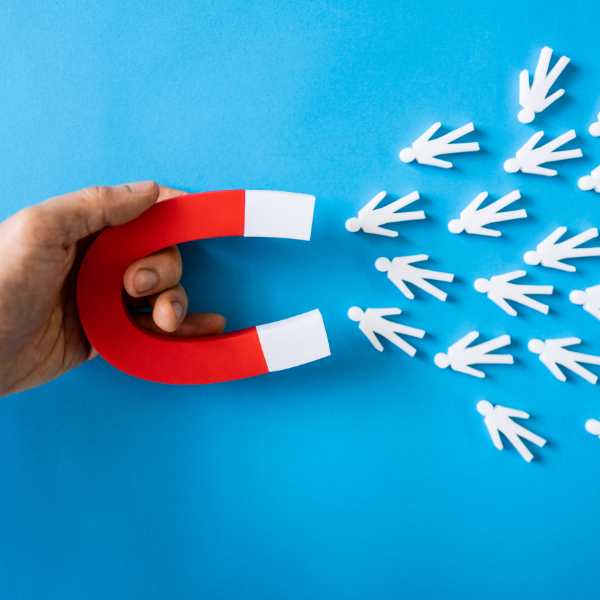website attracting leads